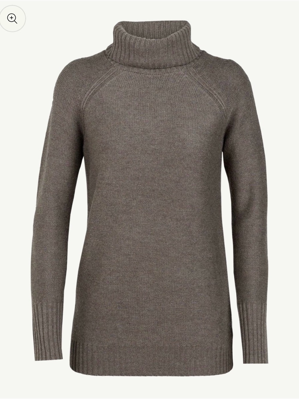 Icebreaker Waypoint Roll Neck Turtleneck Sweater 100% Merino Wool Size Small